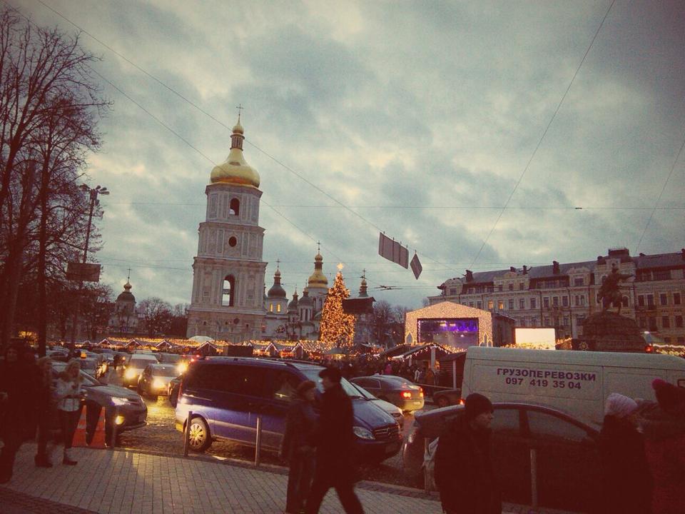 Киев Софиевская площадь