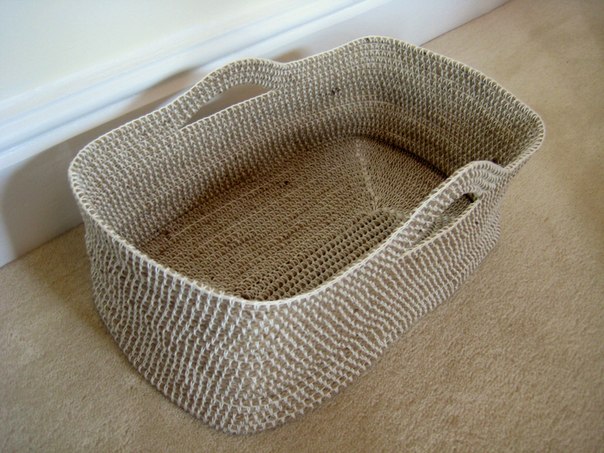 корзинка из веревки
