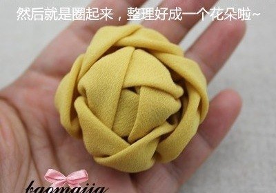 цветы из ткани